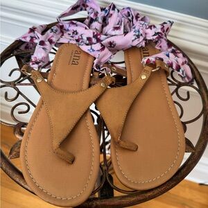 A.N.A A New Approach Sailor Floral Tie Gladiator Sandals. NEW. Size 8